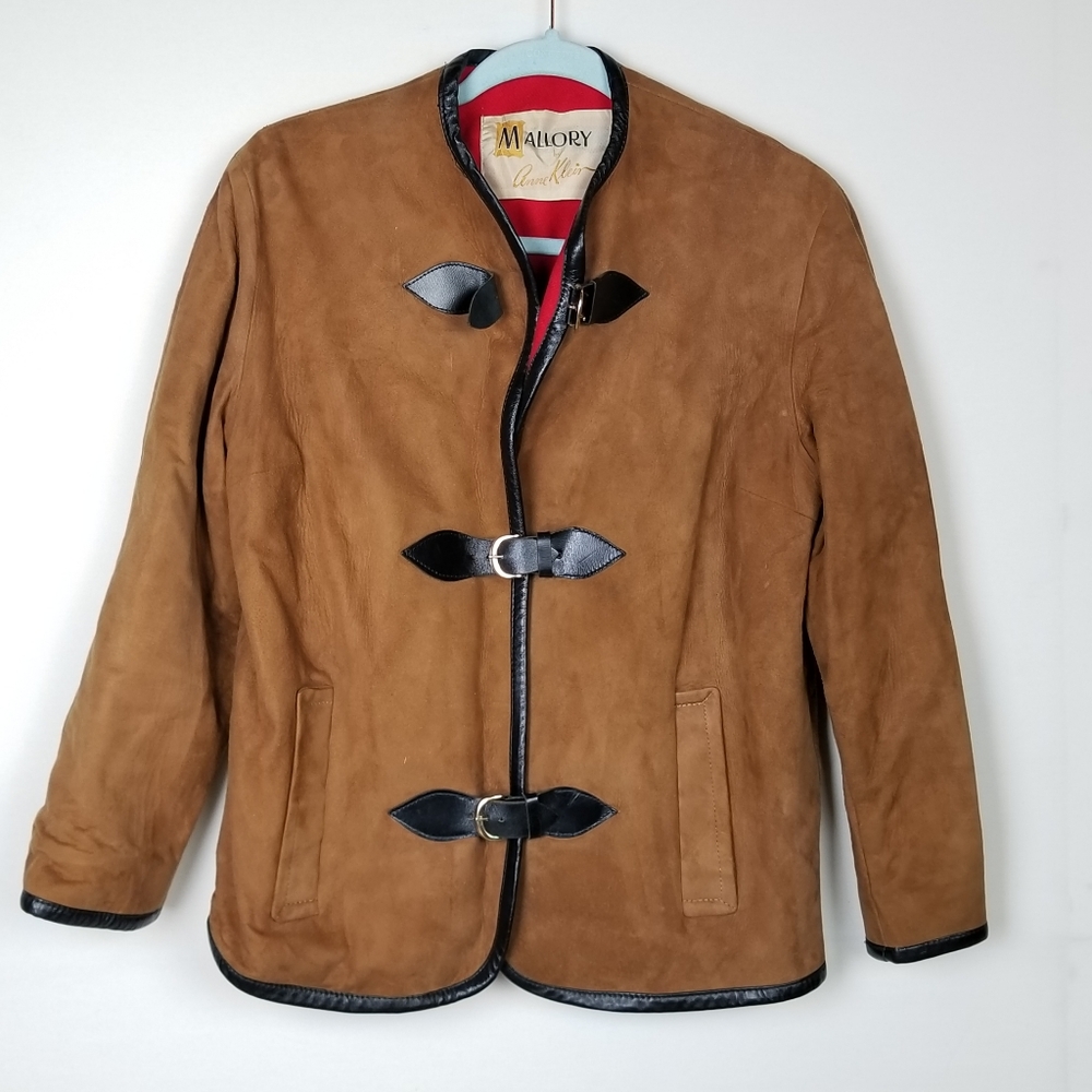 Mallory by Anne Klein Suede Buckle Jacket